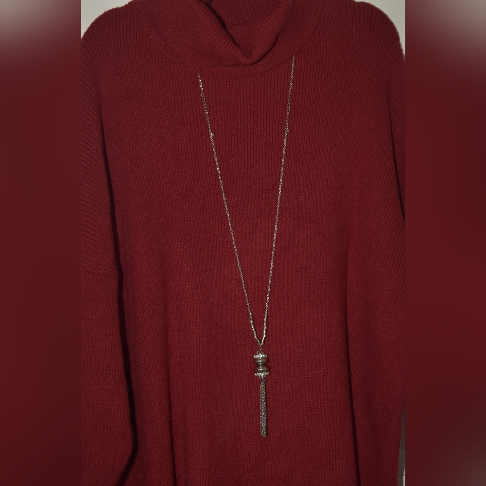 Tassels Silver Chain Necklace - Picture 6 of 6